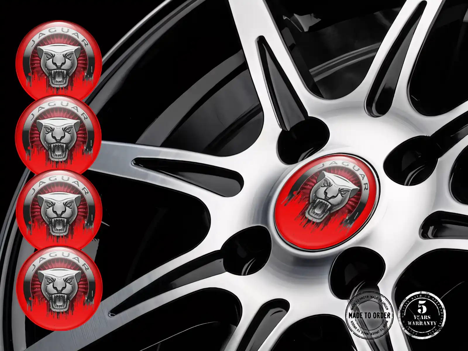 Jaguar Raddekal Design Individuelles Rennsport-Dome